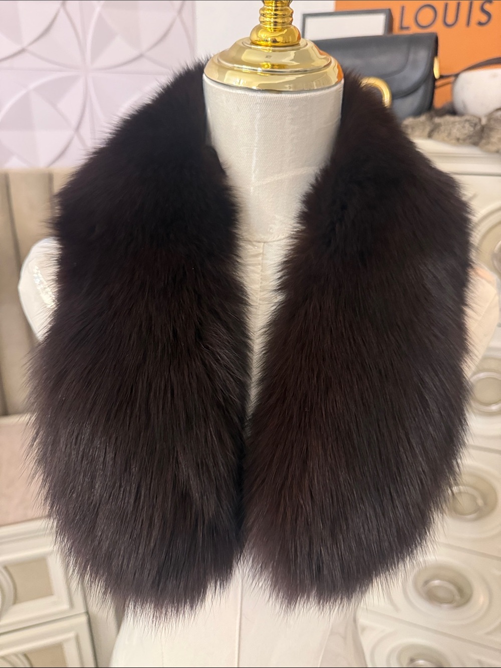 Real Fox fur collar new